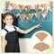 4 Pcs Back to School Banner Pencil Shavings Garland DIY First Day of School